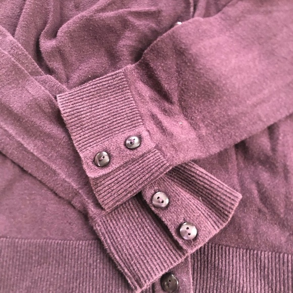GAP Purple Button-Up Cardigan - Picture 7 of 11
